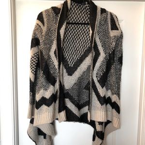 Aztec printed cardigan
